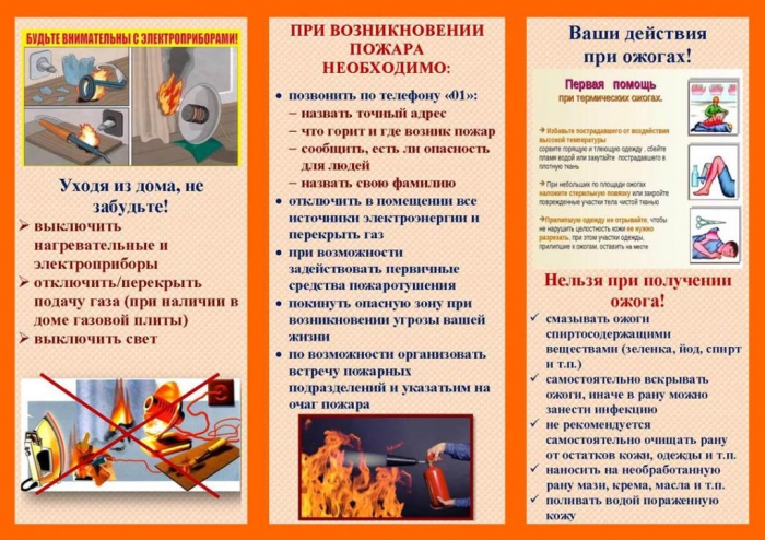 Памятка о пожарной безопасности. Памятка о пожарной безопасности.